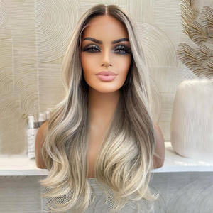 Parrucche in Capelli Umani Europei Vergini Naturali Biondi di Alta Qualità con Pizzo HD Invisibile e Nodi Sbiancati Colore Marrone - Product Image 3