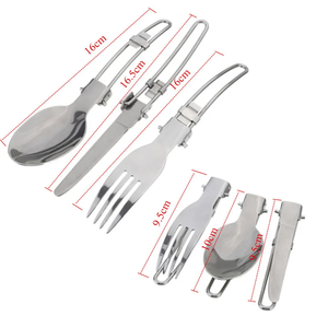 Outdoor Picknick Wandern Tragbares Edelstahl Mini Einzelbrenner Kochgeschirr-<span class=keywords><strong>Set</strong></span> mit Topf Schüssel und Tisch für <span class=keywords><strong>Camping</strong></span> - Product Image 4