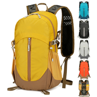 Sac à dos de randonnée et d'escalade unisexe léger 18L en nylon imperméable avec logo personnalisé pour les sports et voyages en plein air