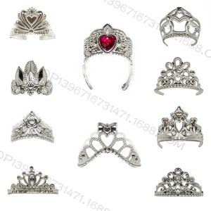 Nouveau sac 2024, 10 options, couronne de poupée de 30 cm, bijoux, <span class=keywords><strong>coiffe</strong></span>, électroplaqué, circonférence de la tête de 11 pouces, pour poupée. - Product Image 1