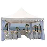 15x30m 15x35m polygone hexagone octogone panneau d'acier tente de toit dôme géodésique casernes pour événements tentes de mariage à vendre