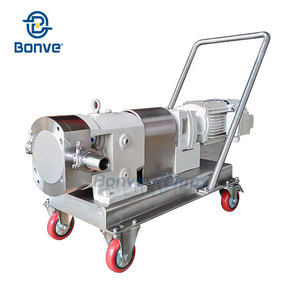 ปั๊มโรตารี่แบบลิ้น Bonve 50BV12-5 สำหรับอาหาร  สำหรับของเหลวความหนืดสูง เช่น ครีม  <span class=keywords><strong>พร้อม</strong></span>รถเข็น  รับประกัน 2 ปี - Product Image 6