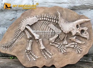 Decoración <span class=keywords><strong>de</strong></span> Pared con Temática Jurásica <span class=keywords><strong>de</strong></span> Dinosaurios, Panel Fossilizado <span class=keywords><strong>de</strong></span> Triceratops - Product Image 3