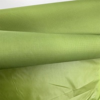 Tissu de tente imperméable double ripstop 20D 100% polyester écologique avec revêtement en silicone PU pour sacs tentes/bâches pour filles