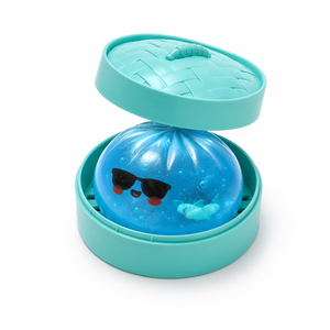 Boule <span class=keywords><strong>anti</strong></span>-<span class=keywords><strong>stress</strong></span> en forme de boulette moelleuse scintillante, type Baozi, jouet sensoriel à presser en mousse - Product Image 6