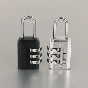 Factory Goods In Stock Sells Zinc-alloy Candados Seguridad 22mm Combination Padlock Cartoon Gym Lock Luggage Pad Locks