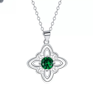 Collar Clásico <span class=keywords><strong>de</strong></span> Nudo <span class=keywords><strong>de</strong></span> Bruja <span class=keywords><strong>de</strong></span> Plata Tailandesa con Circonitas, Nudo Céltico <span class=keywords><strong>de</strong></span> <span class=keywords><strong>Buena</strong></span> <span class=keywords><strong>Suerte</strong></span>, Amuleto CZ, Símbolo Wiccano, Joyería <span class=keywords><strong>de</strong></span> Protección - Product Image 5