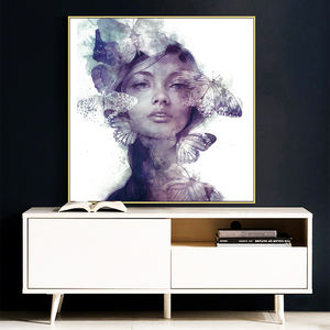 <span class=keywords><strong>Aquarelle</strong></span> abstraite femme toile Art mural peinture affiche maison café décor mural peinture à l'huile sur toile affiches et imprimés Art photo - Product Image 3