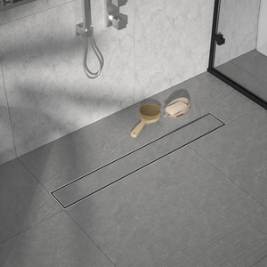 10 años de garantía Drenaje de ducha lineal cepillado de drenaje rápido en material de acero inoxidable 304 - Product Image 4