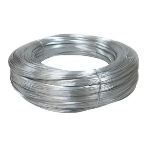 0.7mm 12 Gauge Galvanized Iron Wire Round Steel Wire Hot Dipped Galvanized For Making Nails