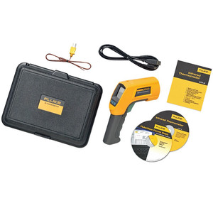 Thermomètre infrarouge à double mode 562 avec entrée de type K, pistolet thermique laser IP54 pour usage industriel, électrique et CVC - Product Image 4