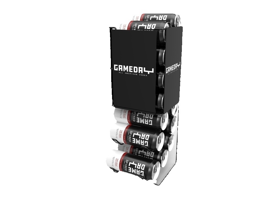 Apache Customized Metal Beverage Can Top Display Rack Hot Selling Supermarket Special for Beverage Display — view 4
