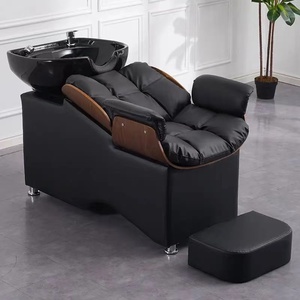 Sillón de Lavado de Cabello de Lujo y Alta Calidad para Salón de Belleza, con Color Personalizado, Cómodo, con Función de Masaje y Lavabo - Product Image 2