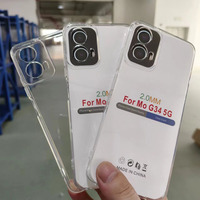 Coque arrière transparente souple en TPU haute transparence, étanche, adaptée à Moto Edge 50pro G04s