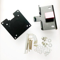 Support triple moniteur personnalisé de haute qualité, cadre en aluminium réglable, support d'écran VESA pour simulateur de course automobile
