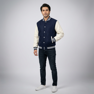 Chaqueta Varsity para Hombre, 100% Algodón, Transpirable, con Logotipo Frontal, Invierno, Última Llegada, Mejor Proveedor, Buena Venta - Product Image 1