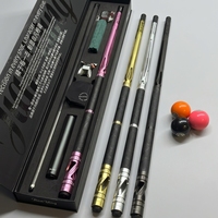 Queue de billard YFEN de qualité supérieure, design de surface métallique, noyau en fibre de carbone, pour matchs de billard