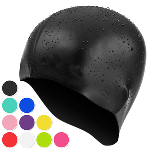Bonnet de bain en silicone pour femmes, idéal pour les dreadlocks longues – Collection été populaire - Product Image 1