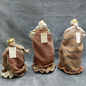 Set Natalizio di 11 Pezzi Decorazioni Statuette del Presepe Colorato Moderno di Lusso per la Casa - Product Image 3