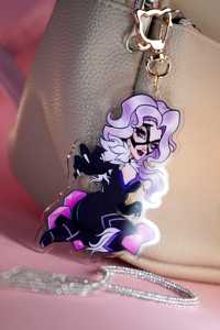 Breloque Chibi en Acrylique OEM/ODM Anime Marvel Rivals <span class=keywords><strong>Black</strong></span> <span class=keywords><strong>Cat</strong></span> Felicia Hardy Spiderman <span class=keywords><strong>Comics</strong></span> - Product Image 4