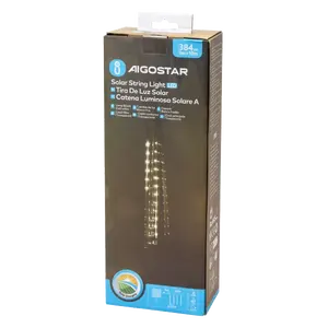 ไฟโซลาร์รูปสายฝนดาวตก 30 ซม. สีขาวขุ่น 10 ม.; เหมาะสำหรับตกแต่งภายนอกและสร้างบรรยากาศ - Product Image 3