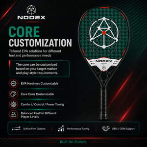 Racchetta da Beach <span class=keywords><strong>Tennis</strong></span> NODEX Premium OEM, in Fibra di Carbonio 18K, Personalizzabile e Professionale - Product Image 5