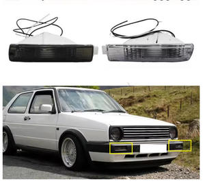 Lampe de clignotant avant pour pare-chocs avec harnais pour Volkswagen VW <span class=keywords><strong>Golf</strong></span> 2 MK2 Jetta 2 MK2 - Product Image 1