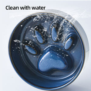 Ingrosso Logo personalizzato rialzato lento alimentatore cane gatto ciotola ceramica - Product Image 4