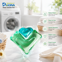 Polyva 15g OEM Dosettes de lessive chimique domestique Détergent liquide Nettoyant Capsule pour laver les vêtements propres vêtements