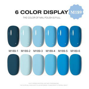 AILANUO Gel Vernis Oem Fabrication Livre de couleurs gratuit Professional Nail Gel Uv 6Colors Collection Custom Gel Nail Polish Bottle - Product Image 2