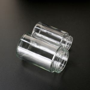 Venta caliente 100mL 200ml 300ml Botella de vidrio de tarro de miel de caramelo redondo transparente con tapas de rosca para almacenamiento de alimentos - Product Image 5