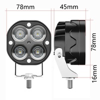 Projecteur Oem 4d Led point de conduite lampe auxiliaire tout-terrain 4x4 Cube Led lampe antibrouillard tout-terrain 12v 24v 3 pouces Led Pods Light