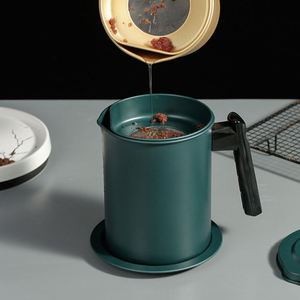 Conteneur à bacon personnalisé de 1,7 L avec passoire, récipient de stockage d'huile de cuisson pour la cuisine, garde-graisse avec filtre à mailles fines et couvercle - Product Image 5