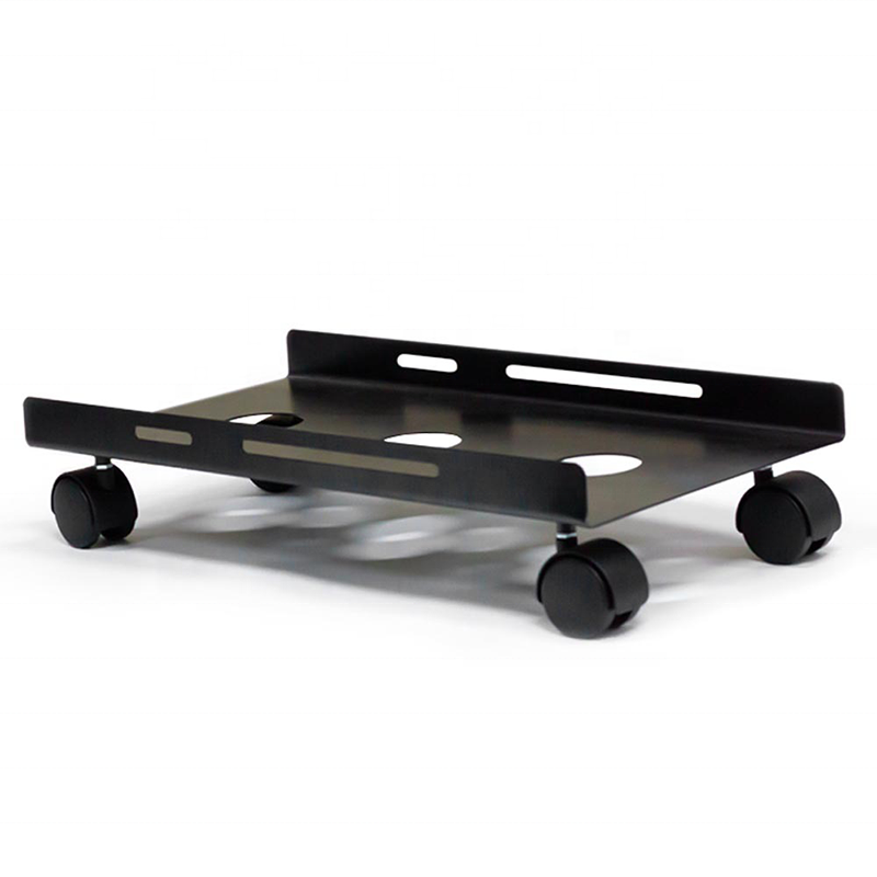 Mobile CPU Stand Study Computer desktop Host Bracket Towers Storage Rack with Wheels