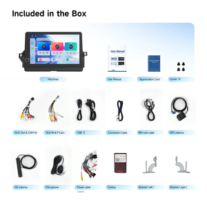 Lecteur multimédia de voiture Unité principale stéréo de voiture 10pouces Radio Android 8+256G Carplay Screen pour Tacoma 2015+ - Product Image 4