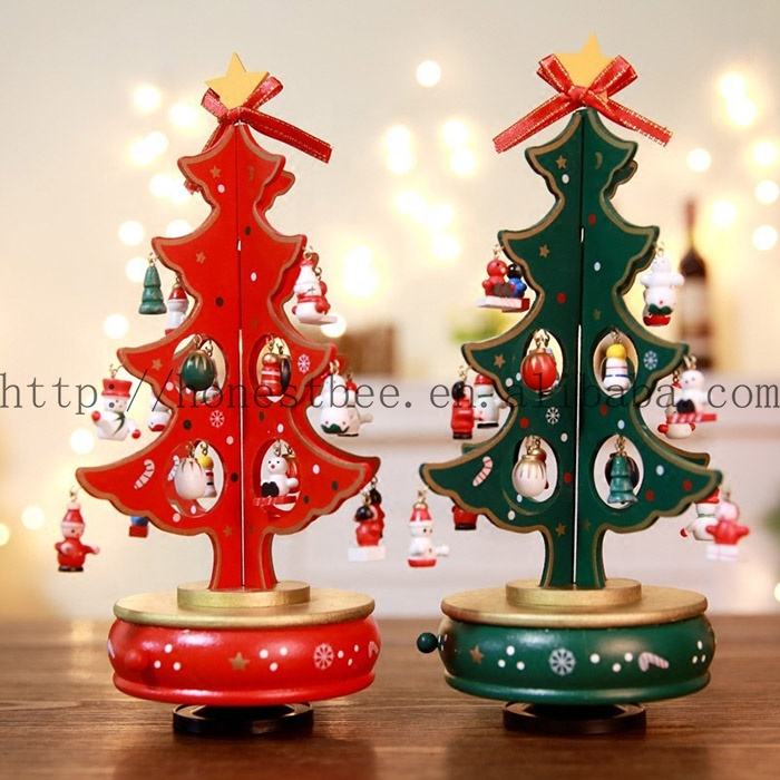 サンタクロース 木製オルゴール ジングルベル ストア