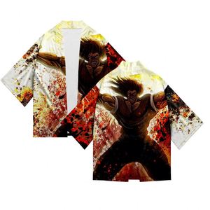 9 Estilos de Disfraces de Hanma Baki, Kimono Japonés, Capa de Anime, Ropa - Product Image 4