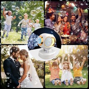 Máquina de Burbujas, Máquinas de Burbujas Duraderas para Fiestas Infantiles, Máquina Automática de Burbujas, Máquina de Burbujas a Pilas - Product Image 4