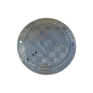 D400 dễ uốn sắt CE ISO9001 chứng nhận manhole bìa cho an toàn đường bộ và thoát nước/nước thải với Đen bitum xử lý bề mặt - Product Image 1