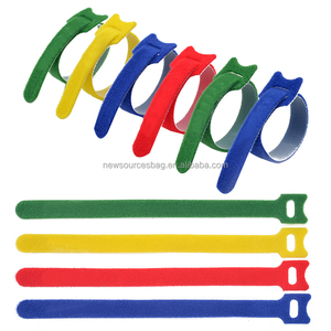 <span class=keywords><strong>Double</strong></span> Side tùy chỉnh velcroes quan hệ cáp tổ chức móc và vòng lặp trở lại để trở lại Băng Cáp tiereusable Cáp Tie xuống dây đai - Product Image 5