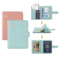 Haute qualité luxe en cuir Pu sac de rangement de documents porte-carte voyage portefeuille carte de crédit portefeuille Rfid blocage carte passeport sac