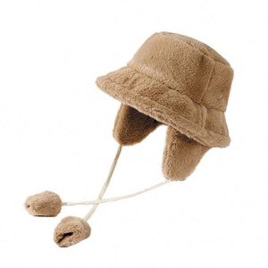 Nouveau Chapeau Bob Chaud d'Hiver pour Femme, Casquette de Golf, Chapeaux de Randonnée, Chapeaux en Fourrure, Chapeaux en Coton Tissé, Casquettes Tendance - Product Image 2