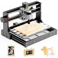 Machine de gravure CNC TWOTREES Diy Mini 3018 T8 pour la conception de portes en bois, taille de travail 300*180mm