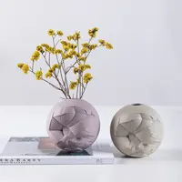 Merlin vaso redondo nórdico, novidade engraçado, simulação engraçado, inovador, ornamento de mesa, decoração para casa com vaso de cerâmica