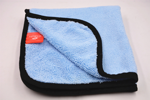ผ้าเช็ดมือไมโครไฟเบอร์ผ้าเช็ดทำความสะอาดรถยนต์แบบคาเนโบสีฟ้าออกแบบได้ตามต้องการ - Product Image 4