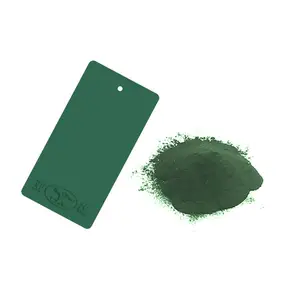 Patina green color auto parts powder coating RAL 6000 from china factory