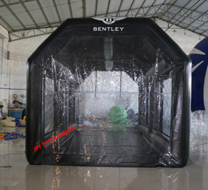 Cabine de peinture gonflable scellée à l'air sur mesure pour voitures Tente de cabine de peinture gonflable hermétique pour voiture avec garage - Product Image 2
