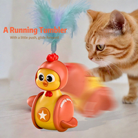 Jouets et accessoires pour animaux de compagnie jouets pour animaux de compagnie vente chaude gobelet chat auto-soulagement artefact chat bâton plume bâton chaton chat animal de compagnie
