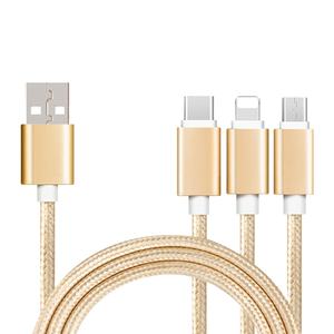 Chargeur usb tressé câble de téléphone <span class=keywords><strong>cordon</strong></span> de données pour <span class=keywords><strong>iphone</strong></span> câble de données usb couvercle de <span class=keywords><strong>coque</strong></span> en aluminium - Product Image 2