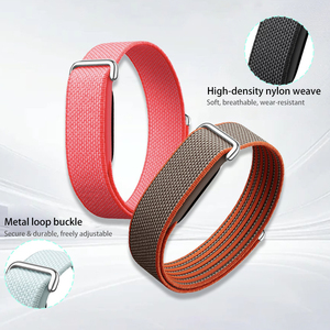 Correa de nailon con cierre de lazo para <span class=keywords><strong>reloj</strong></span>, <span class=keywords><strong>pulsera</strong></span> de repuesto compatible con <span class=keywords><strong>Fitbit</strong></span> Air Smart Watch, <span class=keywords><strong>pulsera</strong></span> deportiva ajustable, venta al por mayor - Product Image 4